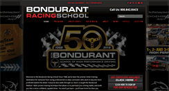 Desktop Screenshot of bondurant.com